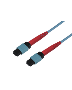tML® 24 - FO Micro Distribution Trunk Cable both sides 1x 24F MPO w. Pins 24G50/125µ OM3 LSHF, Type A, Length: xx in m