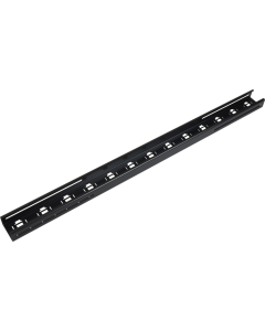 tPM - Panel straight vertical 65 cm, without cable guide holders and without mounting brackets, black